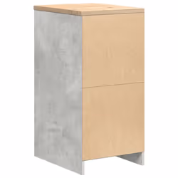 vidaXL Garage Storage Cabinet Solid Wood Pine cabinet - concrete grey, 40 x 51 x 85 cm - Additional view 6