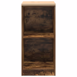 vidaXL Garage Storage Cabinet Smoked Oak 30x51x85 cm Solid Wood Pine cabinet - smoked oak, 40 x 51 x 85 cm - Additional view 4