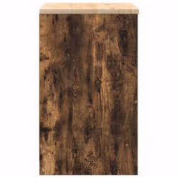 vidaXL Garage Storage Cabinet Solid Wood Pine cabinet - smoked oak, 60 x 51 x 85 cm/ 1 pcs - Additional view 5