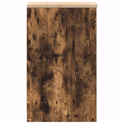 vidaXL Garage Storage Cabinet Smoked Oak 30x51x85 cm Solid Wood Pine cabinet - smoked oak, 30 x 51 x 85 cm - Additional view 6