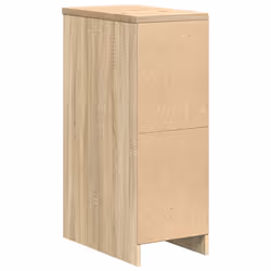 vidaXL Garage Storage Cabinet Smoked Oak 30x51x85 cm Solid Wood Pine cabinet - sonoma oak, 30 x 51 x 85 cm - Additional view 7