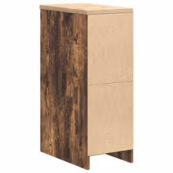 vidaXL Garage Storage Cabinet Solid Wood Pine cabinet - smoked oak, 30 x 51 x 85 cm/ 1 pcs - Additional view 7