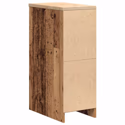 vidaXL Garage Storage Cabinet Solid Wood Pine cabinet - old wood, 30 x 51 x 85 cm - Additional view 7