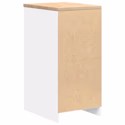 vidaXL Garage Storage Cabinet Solid Wood Pine cabinet - white, 40 x 51 x 85 cm - Additional view 7