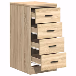 vidaXL Garage Storage Cabinet Solid Wood Pine cabinet - sonoma oak, 40 x 51 x 85 cm - Additional view 4