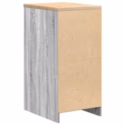 vidaXL Garage Storage Cabinet Smoked Oak 30x51x85 cm Solid Wood Pine cabinet - grey sonoma, 40 x 51 x 85 cm - Additional view 7