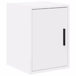 vidaXL Garage Wall Cabinet White Engineered Wood cabinet garage wall cupboard