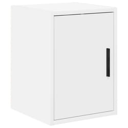 vidaXL Garage Wall Cabinet White Engineered Wood cabinet garage wall cupboard