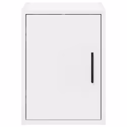 vidaXL Garage Wall Cabinet White Engineered Wood cabinet garage wall cupboard - Additional view 5