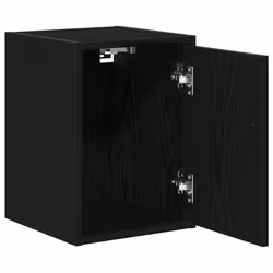 vidaXL Garage Wall Cabinets 2 pcs Black Engineered Wood cabinet - Additional view 4