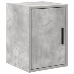 vidaXL Garage Wall Cabinet Concrete Grey Engineered Wood cabinet