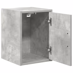 vidaXL Garage Wall Cabinets 2 pcs Concrete Grey Engineered Wood cabinet - Additional view 4