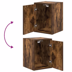 vidaXL Garage Wall Cabinets 2 pcs Smoked Oak Engineered Wood cabinet - Additional view 8