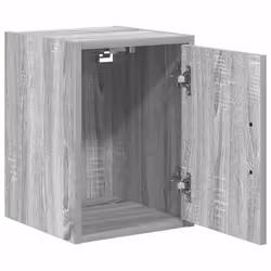 vidaXL Garage Wall Cabinets 2 pcs Grey Sonoma Engineered Wood cabinet - Additional view 4