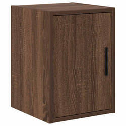 vidaXL Garage Wall Cabinet Brown Oak Engineered Wood cabinet