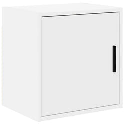 vidaXL Garage Wall Cabinet Concrete Grey Engineered Wood cabinet - white