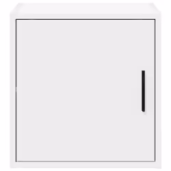 vidaXL Garage Wall Cabinet Concrete Grey Engineered Wood cabinet - white - Additional view 5