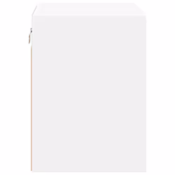 vidaXL Garage Wall Cabinet Concrete Grey Engineered Wood cabinet - white - Additional view 6