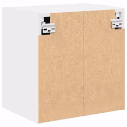 vidaXL Garage Wall Cabinet Concrete Grey Engineered Wood cabinet - white - Additional view 7