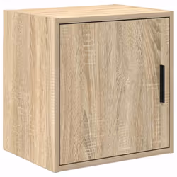 vidaXL Garage Wall Cabinet Concrete Grey Engineered Wood cabinet - sonoma oak