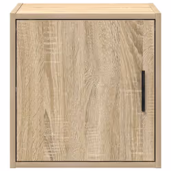 vidaXL Garage Wall Cabinet Concrete Grey Engineered Wood cabinet - sonoma oak - Additional view 5