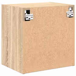 vidaXL Garage Wall Cabinet Concrete Grey Engineered Wood cabinet - sonoma oak - Additional view 7