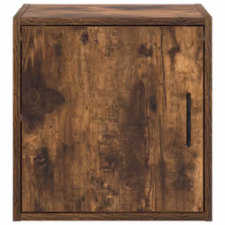 vidaXL Garage Wall Cabinet Concrete Grey Engineered Wood cabinet - smoked oak - Additional view 5