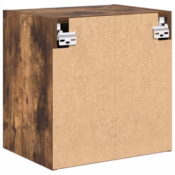 vidaXL Garage Wall Cabinet Concrete Grey Engineered Wood cabinet - smoked oak - Additional view 7