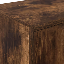 vidaXL Garage Wall Cabinet Concrete Grey Engineered Wood cabinet - smoked oak - Additional view 9