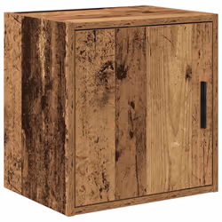 vidaXL Garage Wall Cabinet Concrete Grey Engineered Wood cabinet - old wood