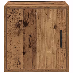 vidaXL Garage Wall Cabinet Concrete Grey Engineered Wood cabinet - old wood - Additional view 5