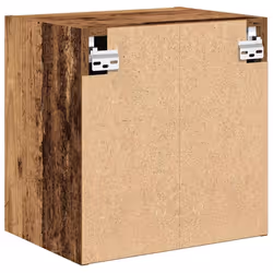 vidaXL Garage Wall Cabinet Concrete Grey Engineered Wood cabinet - old wood - Additional view 7