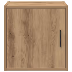 vidaXL Garage Wall Cabinet Concrete Grey Engineered Wood cabinet - artisian oak - Additional view 5