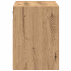 vidaXL Garage Wall Cabinet Concrete Grey Engineered Wood cabinet - artisian oak - Additional view 6