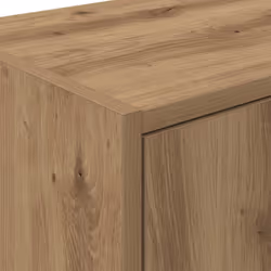 vidaXL Garage Wall Cabinet Concrete Grey Engineered Wood cabinet - artisian oak - Additional view 9