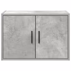 vidaXL Garage Wall Cabinet Concrete Grey Engineered Wood cabinet - concrete grey, 60 x 30 x 41 cm/ 2 pcs - Additional view 5