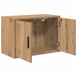 vidaXL Garage Wall Cabinet Concrete Grey Engineered Wood cabinet - artisan oak, 60 x 30 x 41 cm/ 2 pcs - Additional view 4