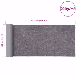 / 1 pcs) vidaXL 1/2/3x Non-slip Painter Fleece Grey Floor Protection Cover Multi Models - 2532 cm(220 g/square metre