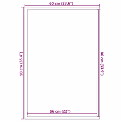 vidaXL Doormat Anthracite 115x400 cm mat welcome mat door mat indoor - anthracite, 60 x 90 cm