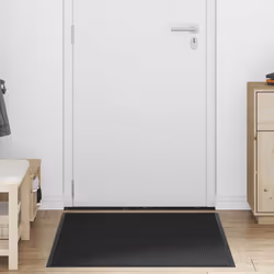 vidaXL Doormat Anthracite 115x400 cm mat welcome mat door mat indoor - black, 90 x 120 cm