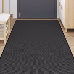 vidaXL Doormat Anthracite 115x400 cm mat welcome mat door mat indoor - black, 115 x 400 cm