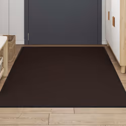 vidaXL Doormat Black 115x200 cm mat welcome mat door mat indoor front door mat - brown, 115 x 200 cm - Additional view 3