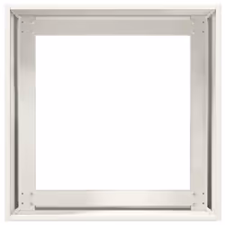 vidaXL Planter White 40x40x40 cm Cold-rolled Steel plant pot plant stand - Additional view 4