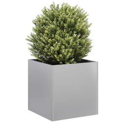 vidaXL Planter 40x40x40 cm Galvanised Steel plant pot plant stand raise bed