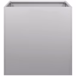 vidaXL Planter 40x40x40 cm Galvanised Steel plant pot plant stand raise bed