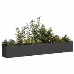 VidaXL 860689 planter Steel Black - Additional view 2
