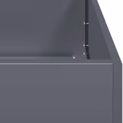 VidaXL 860698 planter Steel Anthracite - Additional view 6