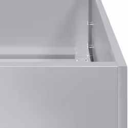 vidaXL Planter 360x40x40 cm Galvanised Steel plant pot plant stand raise bed - Additional view 5