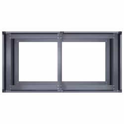 vidaXL Planter Outdoor Flower Pot Garden Raised Bed Patio Plant Pot Steel - steel/anthracite, 80 x 40 x 80 cm - Additional view 4