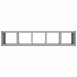 vidaXL Planter Outdoor Flower Pot Garden Raised Bed Patio Plant Pot Steel - galvanised steel, 200 x 40 x 80 cm - Additional view 4